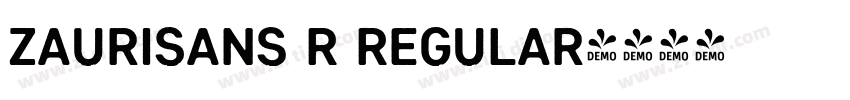 ZauriSans R Regular字体转换